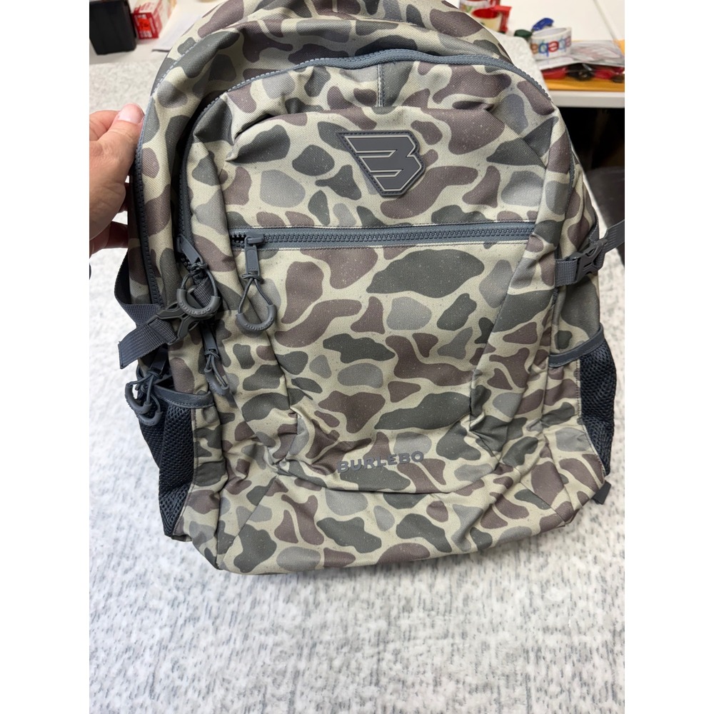 Burlebo Everyday Backpack Duck Camo Green Brown Hunting Travel Bag BP-CDC NEW